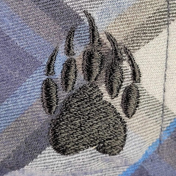 Alaskan Hardgear Duluth Mens 2XL Long Sleeve Blue Flannel Button Up Shirt Wool - Picture 7 of 12